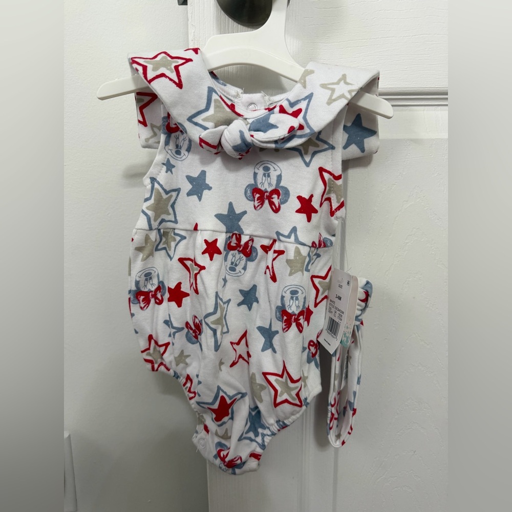 Disney Red and Blue Star Bodysuit